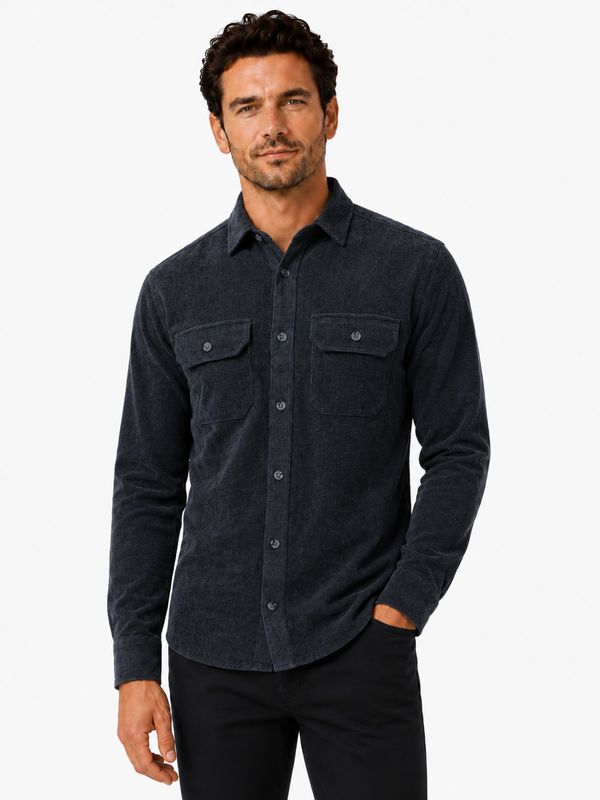 Point Zero Cut Cord Chenille L/S Shirt - 7764511