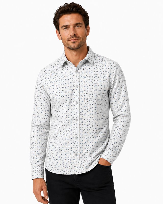 Point Zero Easy Care L/S Shirt - 7764165