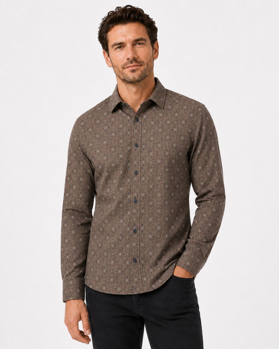Point Zero Easy Care L/S Shirt - 7764145