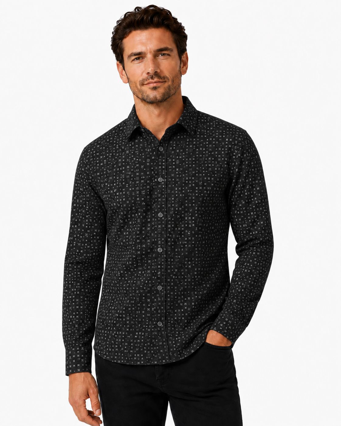 Point Zero Easy Care L/S Shirt - 7764165
