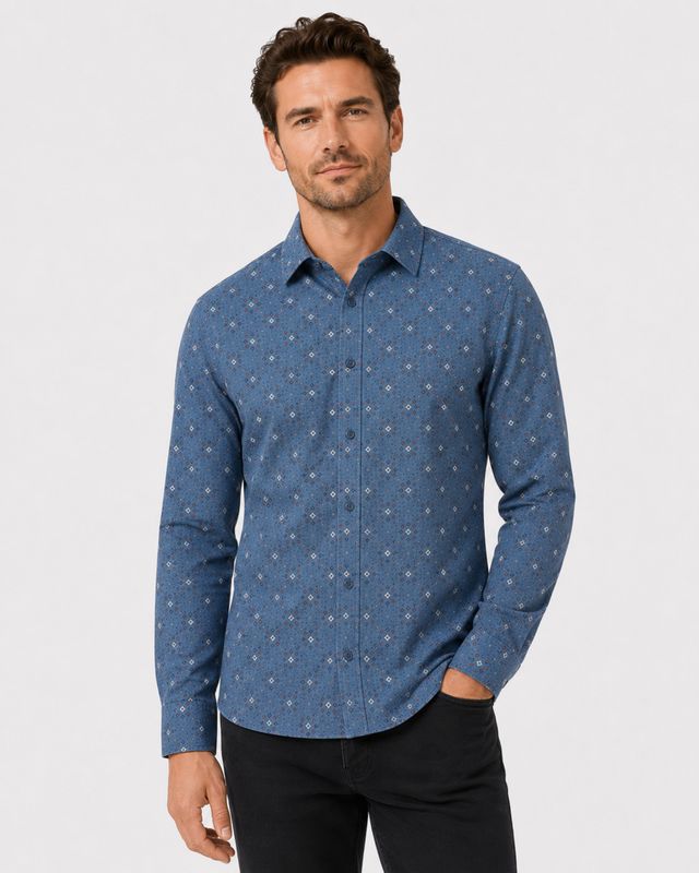 Point Zero Easy Care L/S Shirt - 7764160