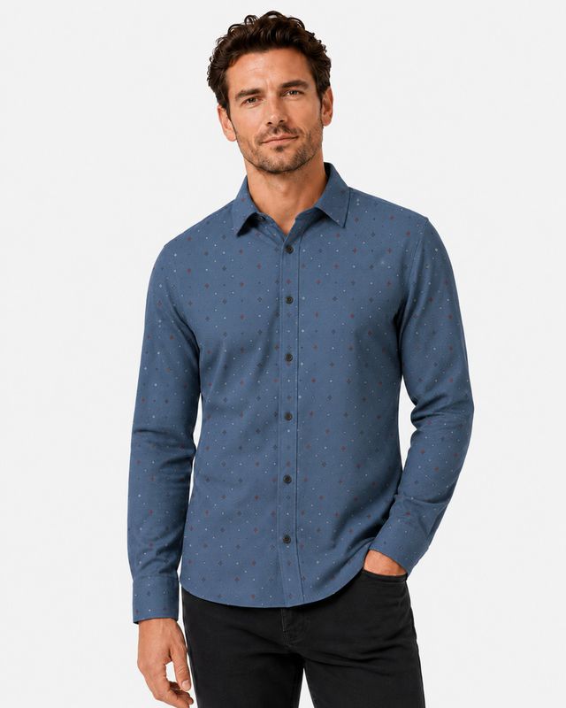 Point Zero Easy Care L/S Shirt - 7764169