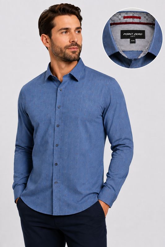 Point Zero Easy Care L/S Shirt - 7764148