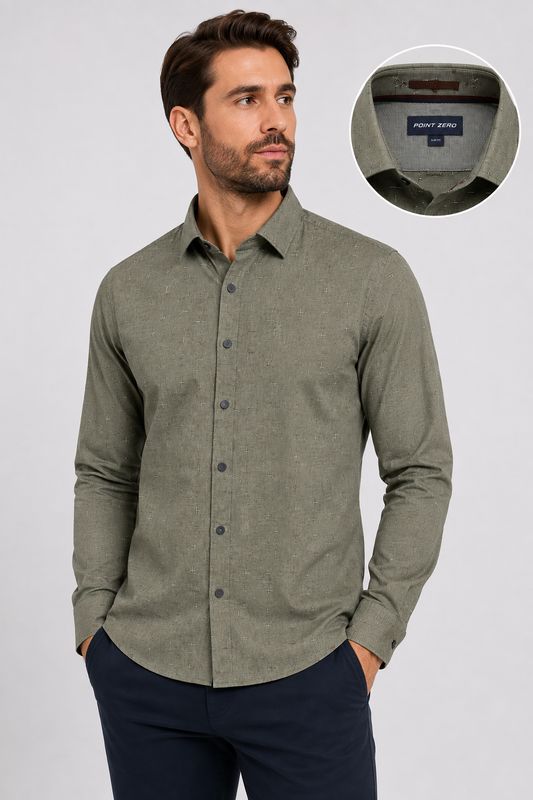 Point Zero Easy Care L/S Shirt - 7764148