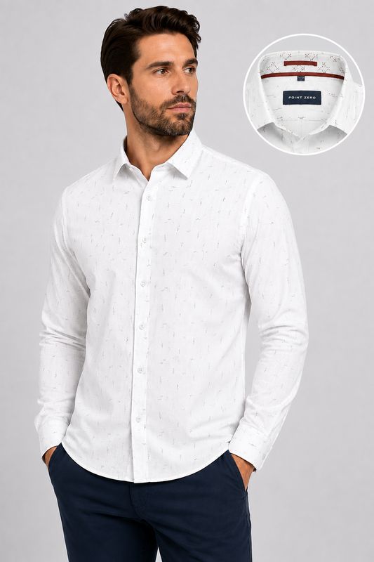 Point Zero Easy Care L/S Shirt - 7764148