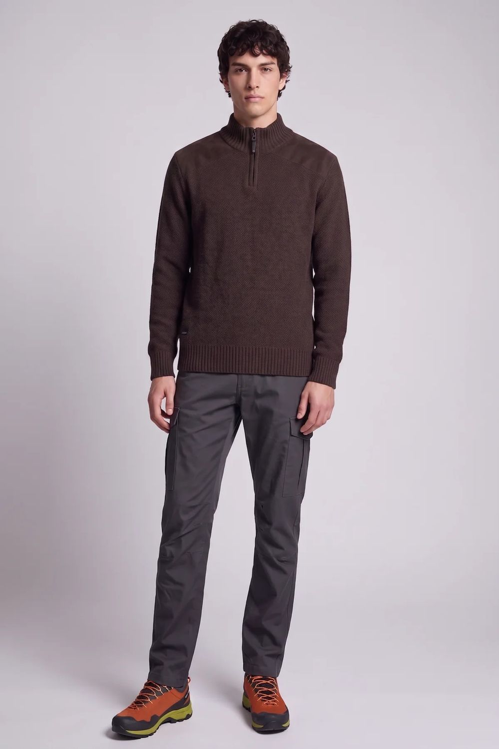 Point Zero 1/4 Zip Chenille Sweater 7768674