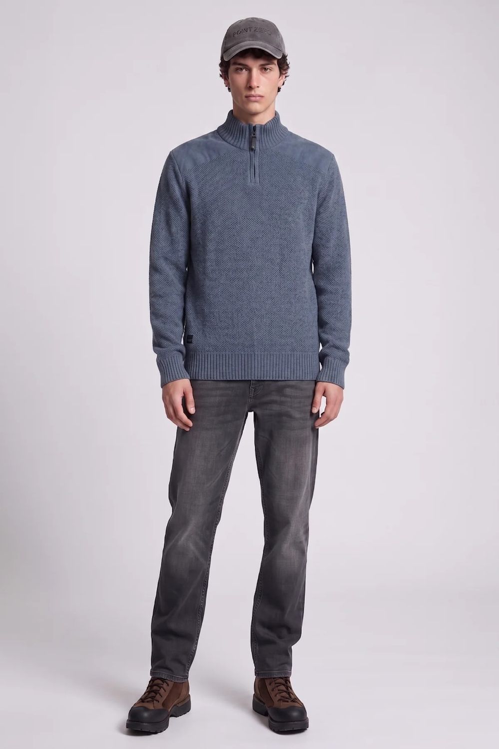 Point Zero 1/4 Zip Chenille Sweater 7768674