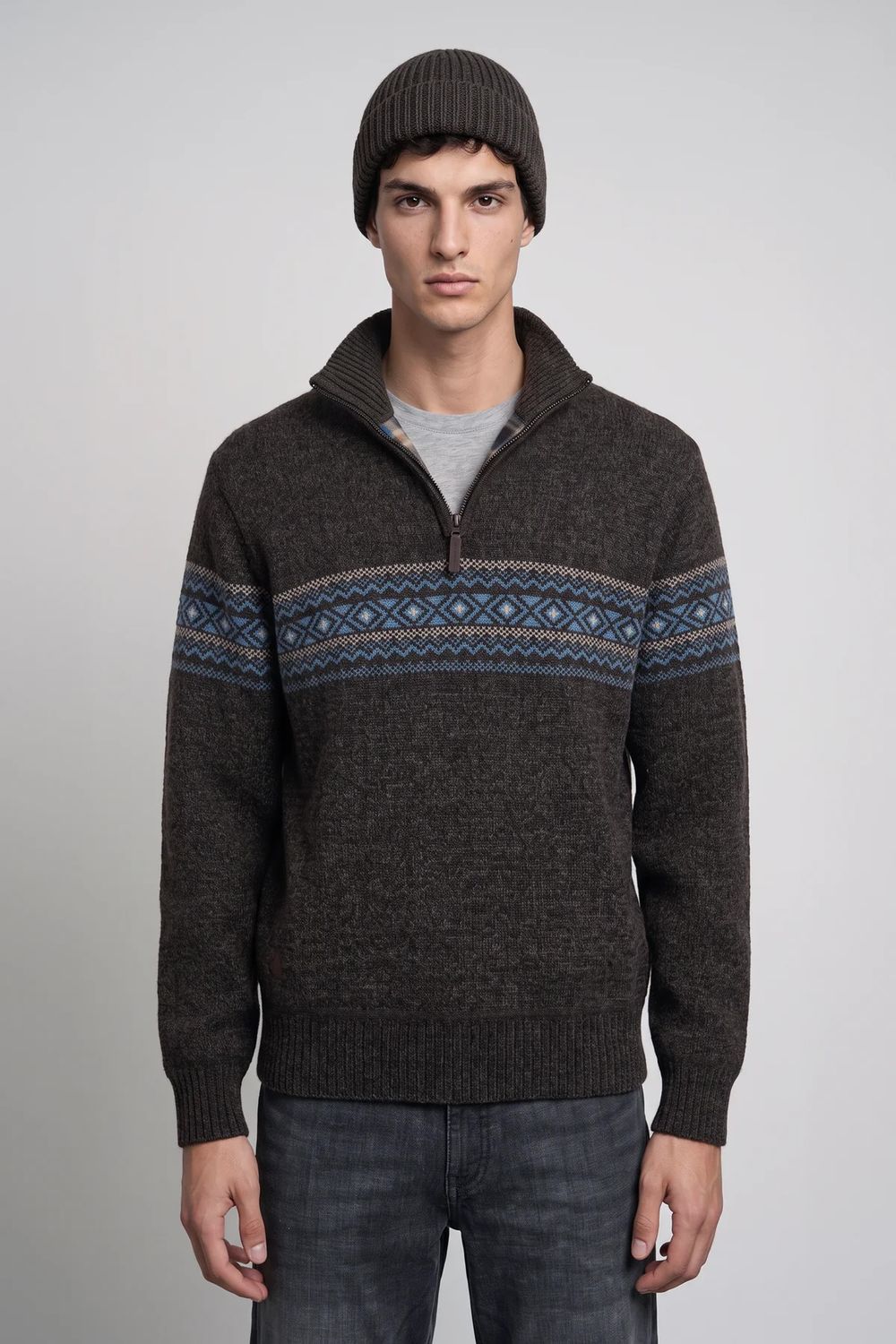 Point Zero 1/4 Zip Chenille Sweater 7768671