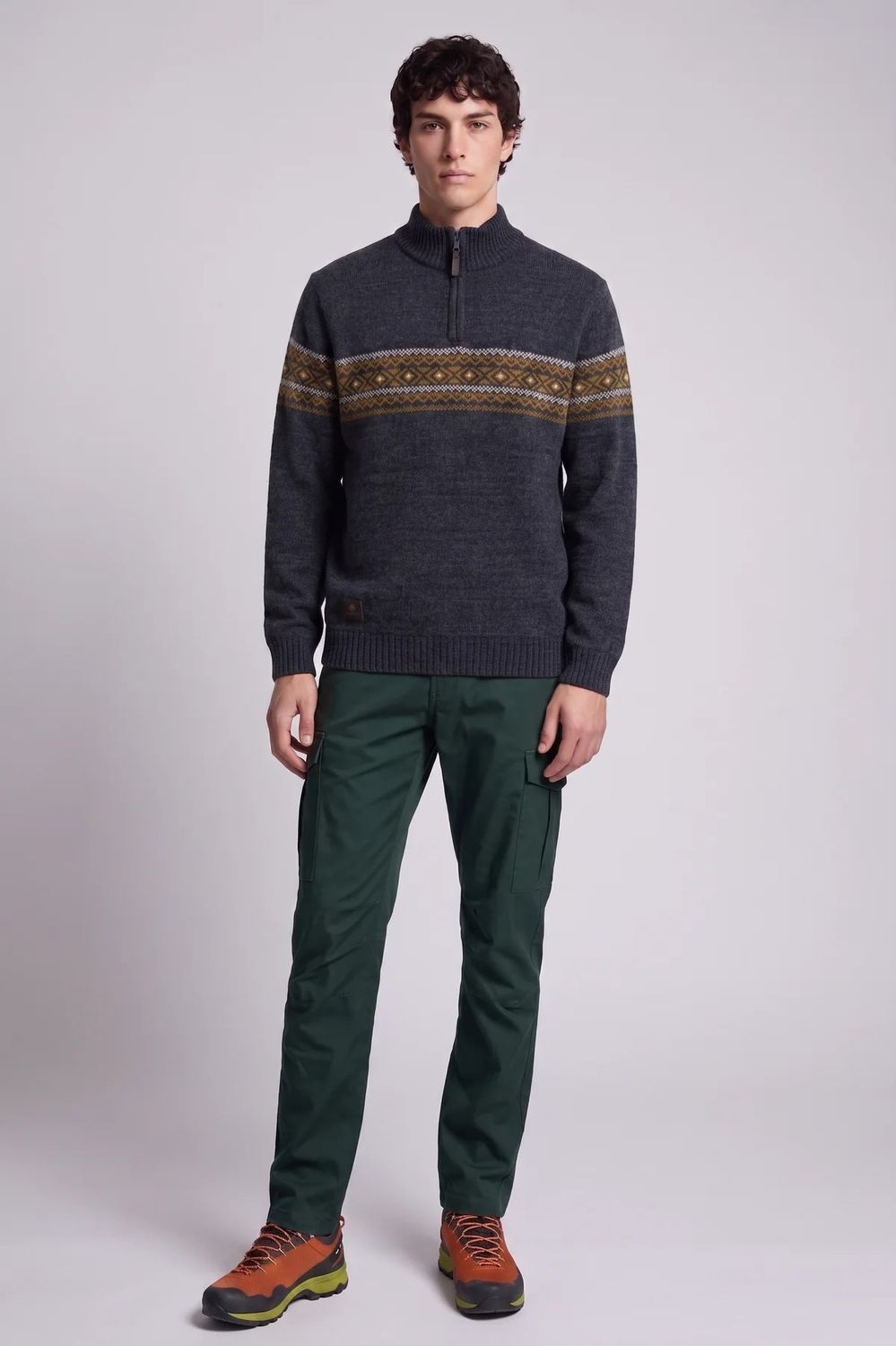 Point Zero 1/4 Zip Chenille Sweater 7768671