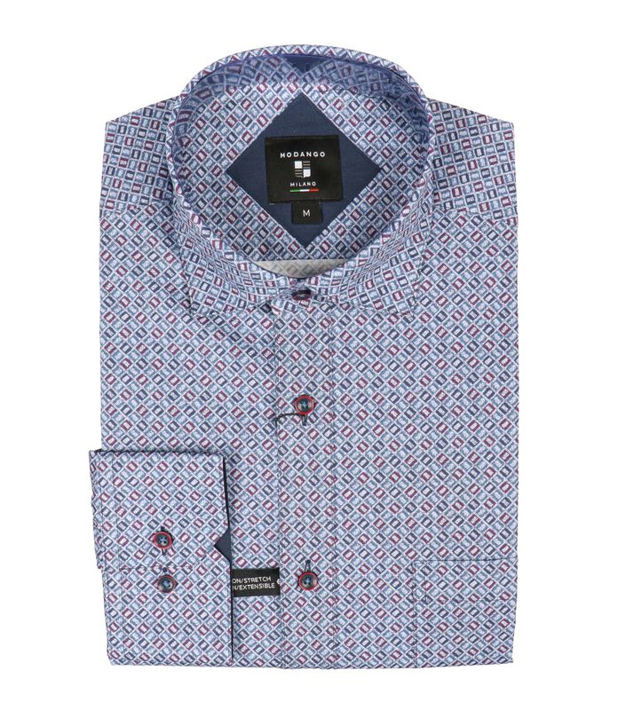 Modango L/S Cotton Shirt W/ Pocket - MOSL262703