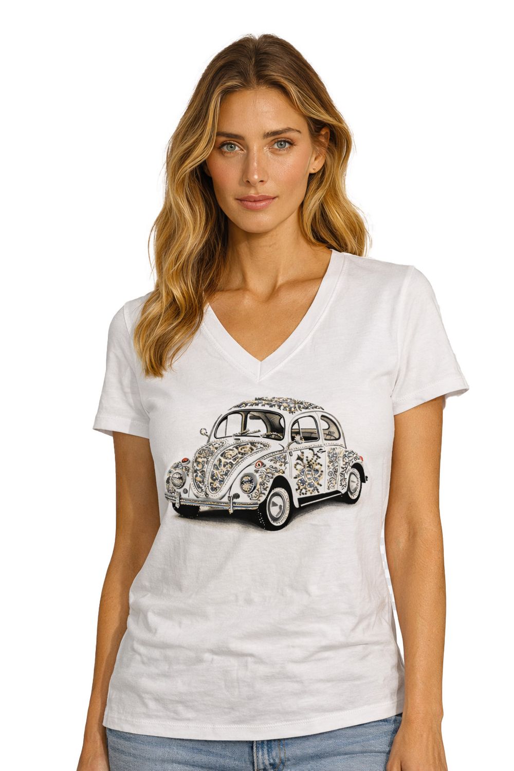 Orly VW Beetle V-Neck Top - 262125