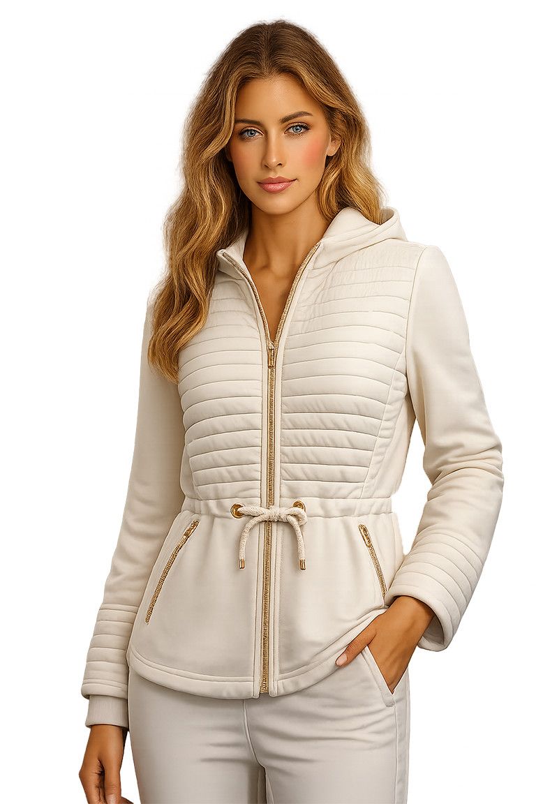 Orly Mix Media Sweater Jacket 262207