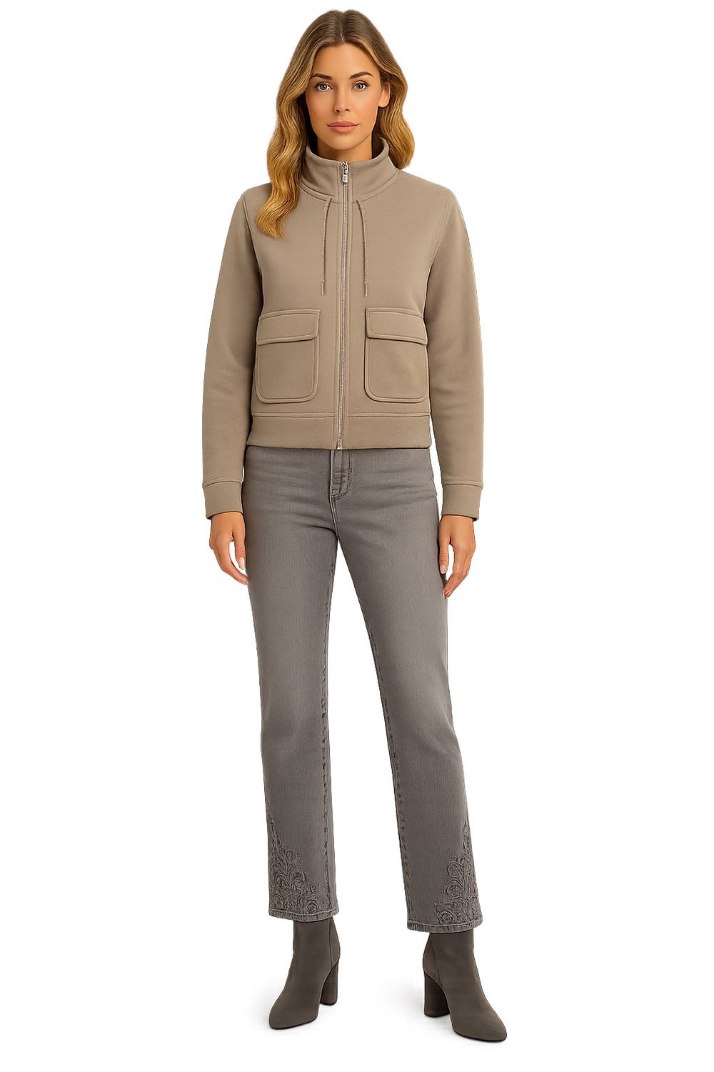 Orly Full Zip Sweater 262111