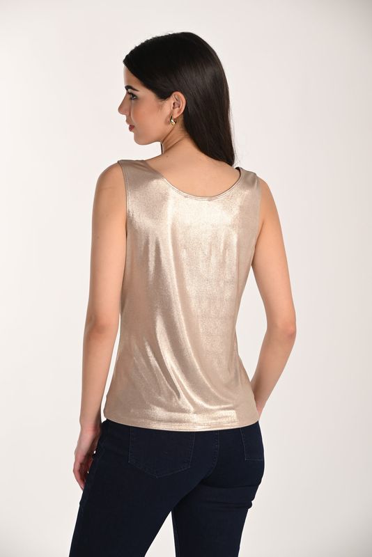 Lyman Metallic Sleeveless Top T-266337