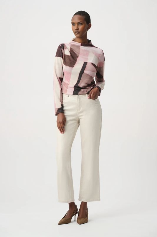 Ribkoff Geometric Print Sweater 264205
