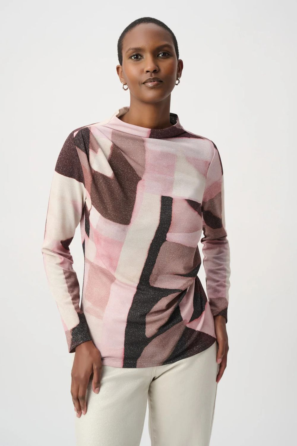 Ribkoff Geometric Print Sweater 264205