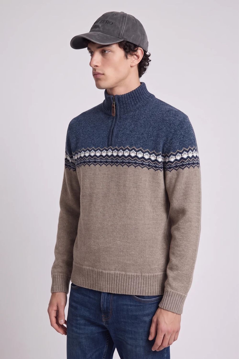 Point Zero 1/4 Zip Sweater - 7768673