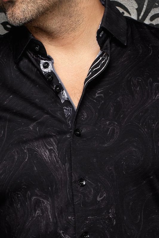 Au Noir Cotton Stretch L/S Shirt - Nerio