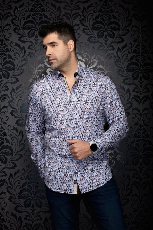 Au Noir Cotton Stretch L/S Shirt - Eldric 