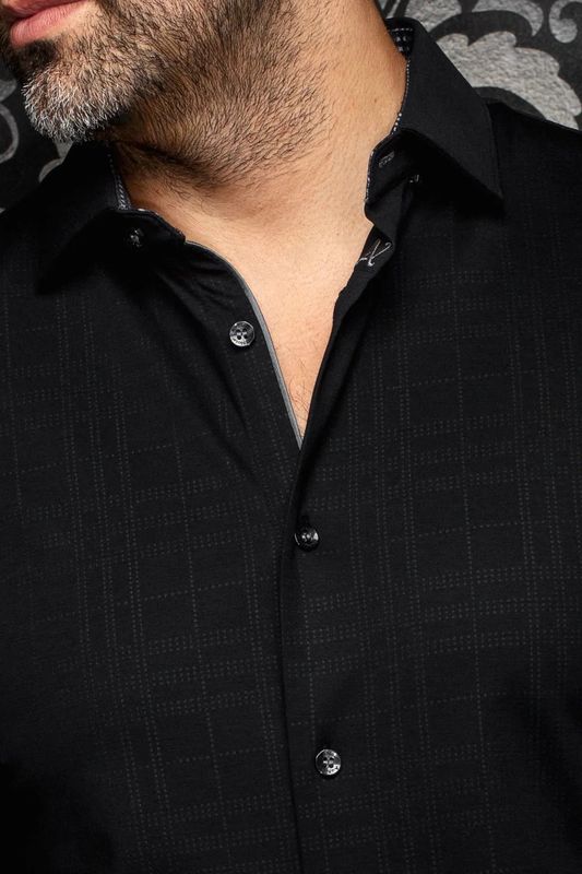 Au Noir Cotton Stretch L/S Shirt - Kaelan
