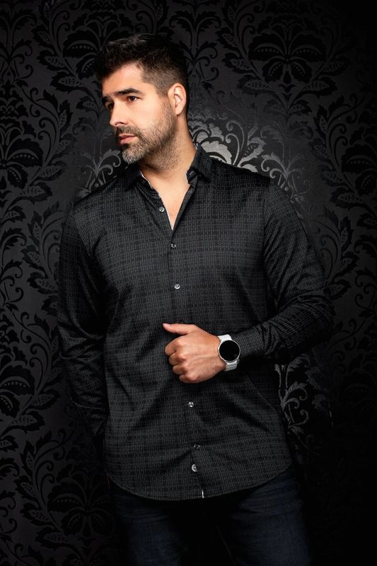 Au Noir Cotton Stretch L/S Shirt - Rancho