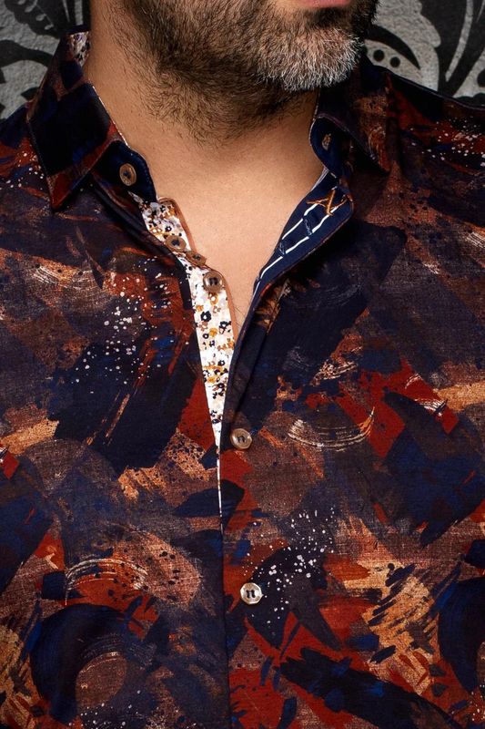 Au Noir Cotton Stretch L/S Shirt - Pollaro