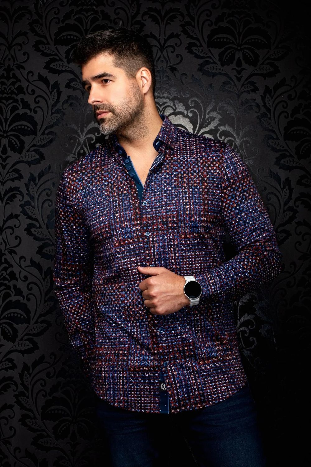 Au Noir Cotton Stretch L/S Shirt - Prague