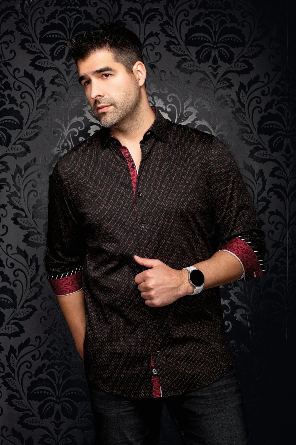 Au Noir Cotton Stretch L/S Shirt - Nova