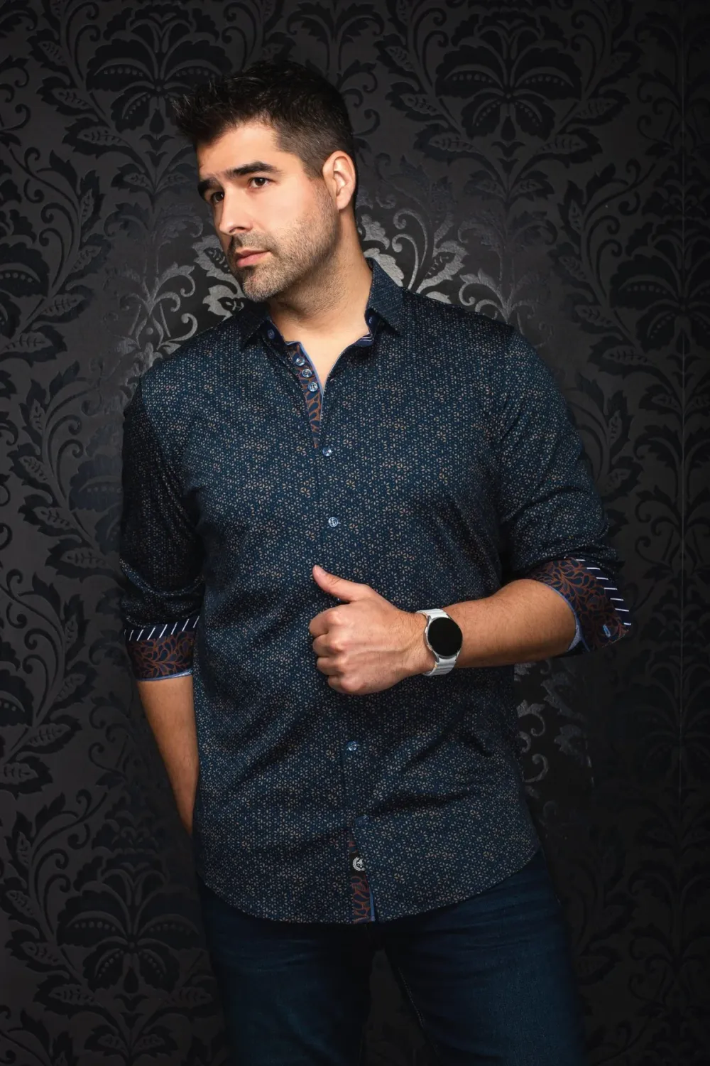 Au Noir Cotton Stretch L/S Shirt - Nova