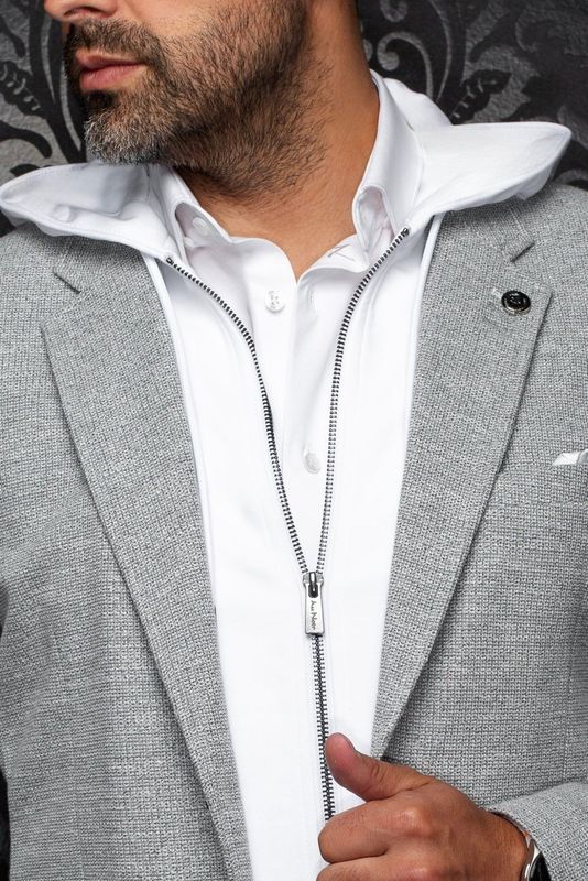 Au Noir Sports Jacket w/ Removable Hood - Noah