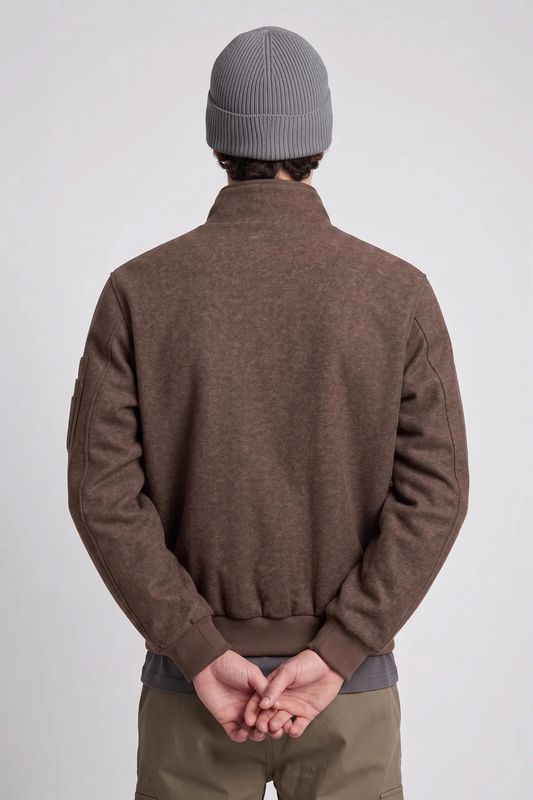 Point Zero Melton Bomber Jacket - 7768429