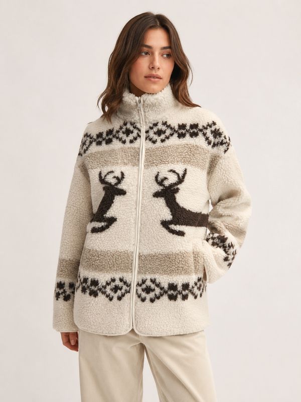 Point Zero Sherpa. Sweater Jacket - 8768012