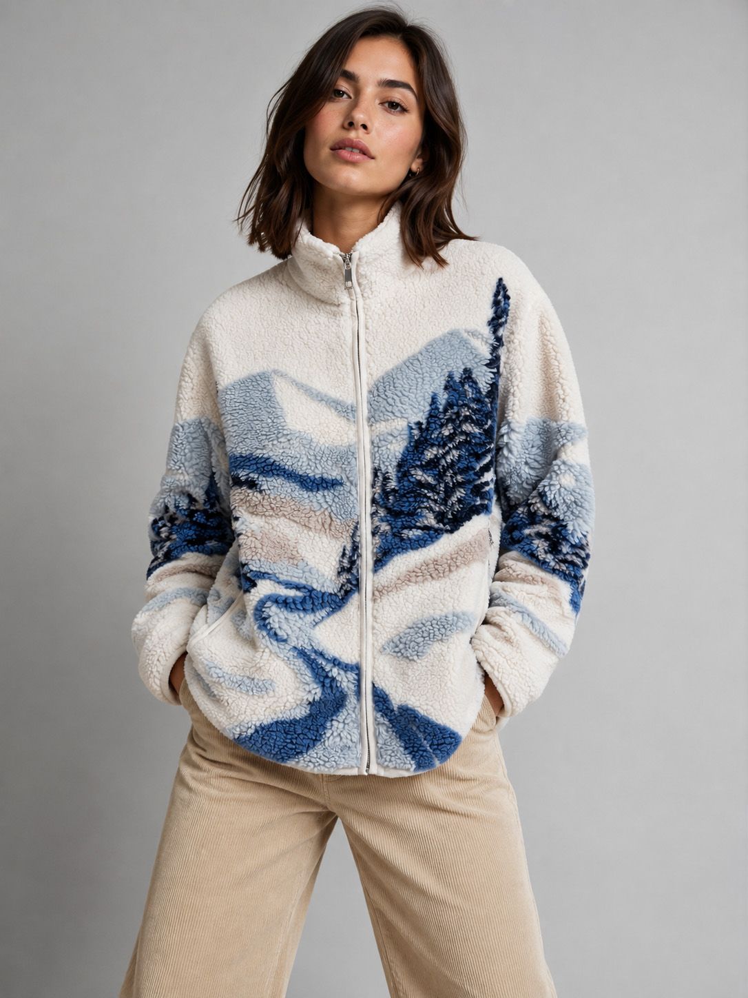 Point Zero Sherpa. Sweater Jacket - 8768013