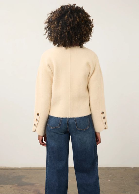FDJ Collarless Knit Jacket 10047431