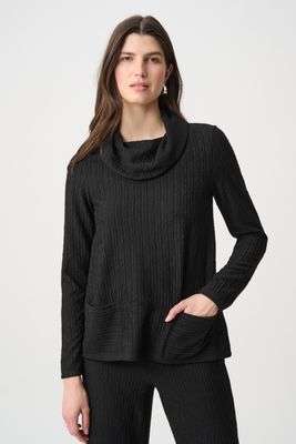 Ribkoff Cowl Neck Top w/ Pockets 264019-11