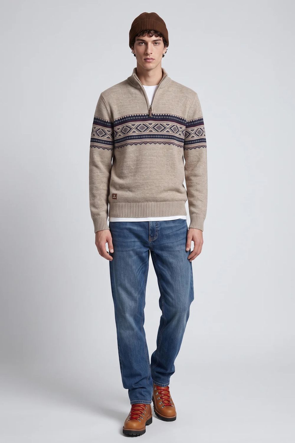 Point Zero Bonded 1/4 Sweater 7768651