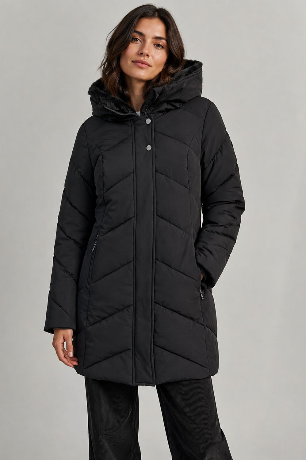 P/Z Parka w/ Collar Trim 8768706