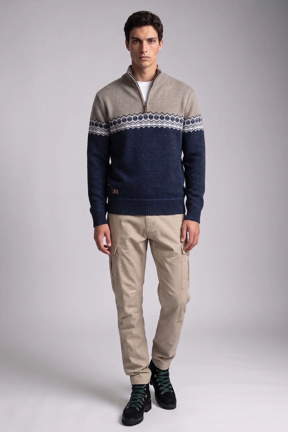 Point Zero 1/4 Zip Sweater - 7768673