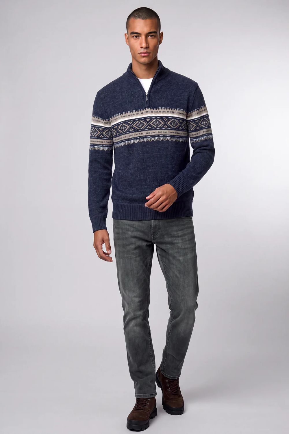 Point Zero Bonded 1/4 Sweater 7768651