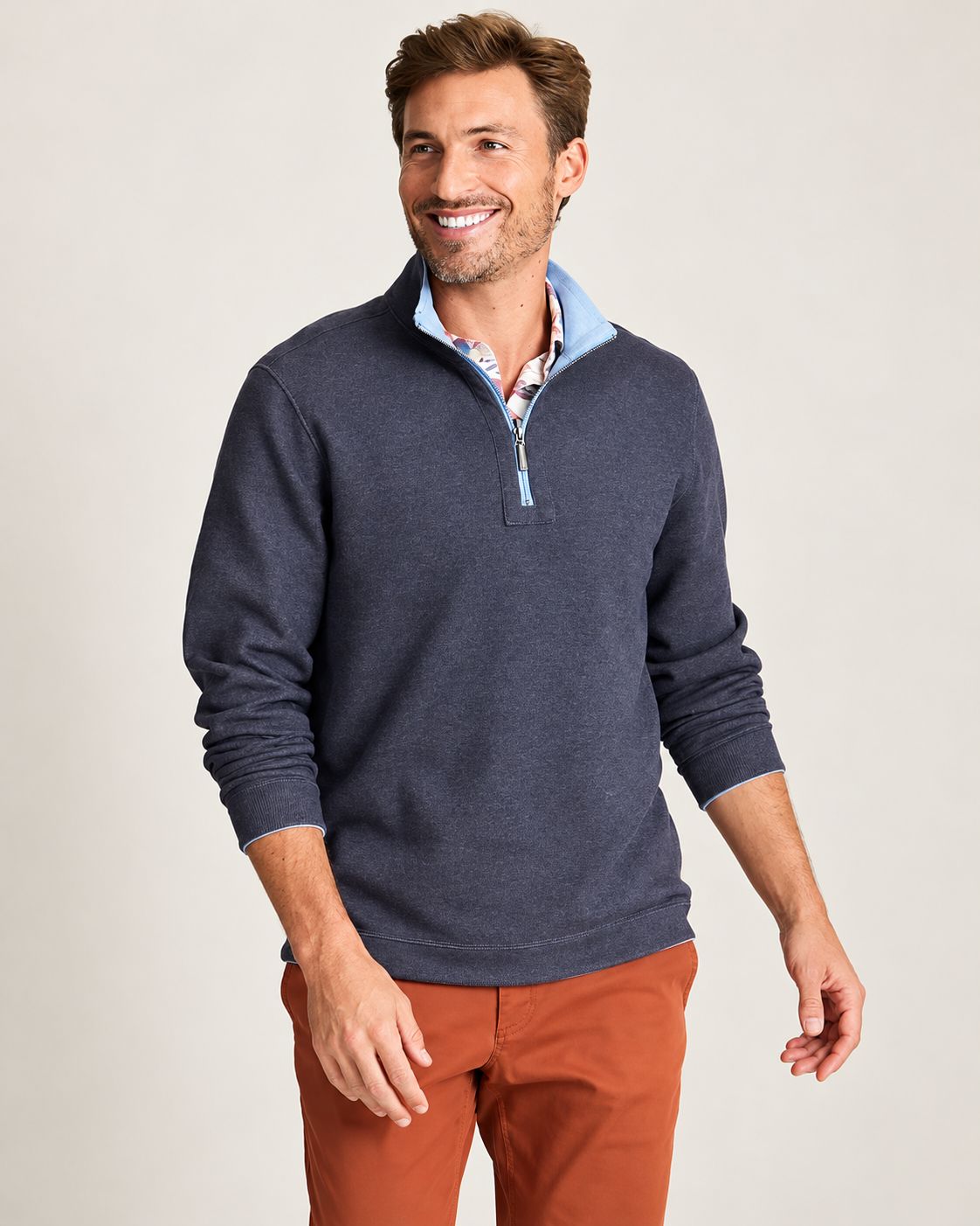 T. Bahama Flipview Reversible Half-Zip Sweatshirt