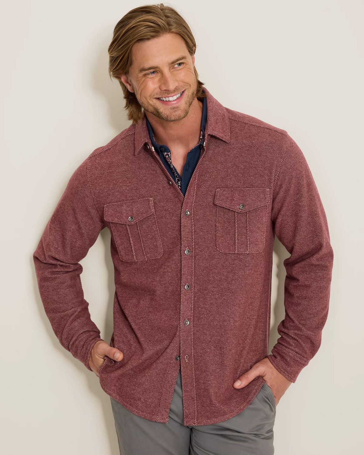 T. Bahama Fireside Coast Stretch Flannel