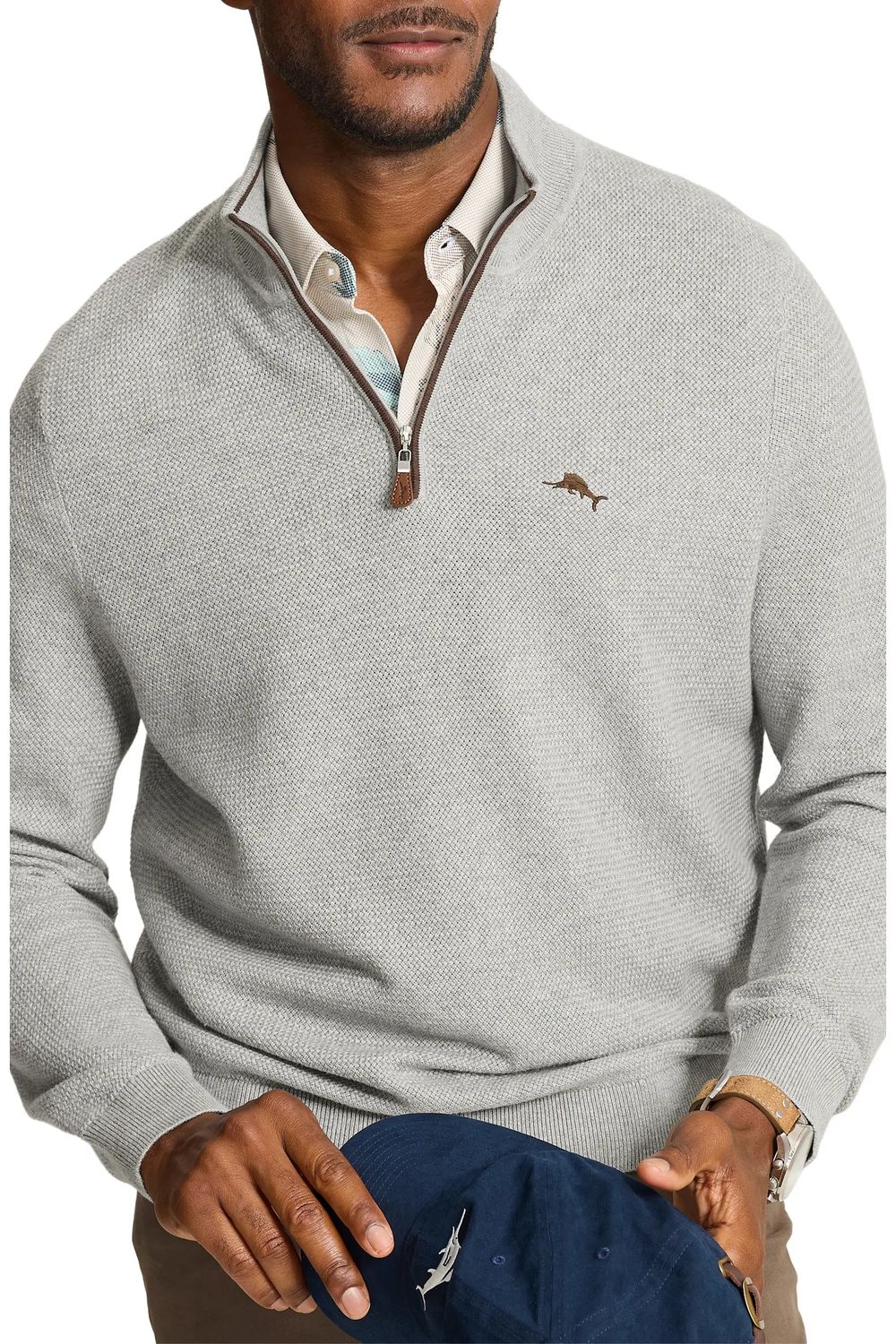T. Bahama Marlin Cotton/Silk/Cashmere Sweater