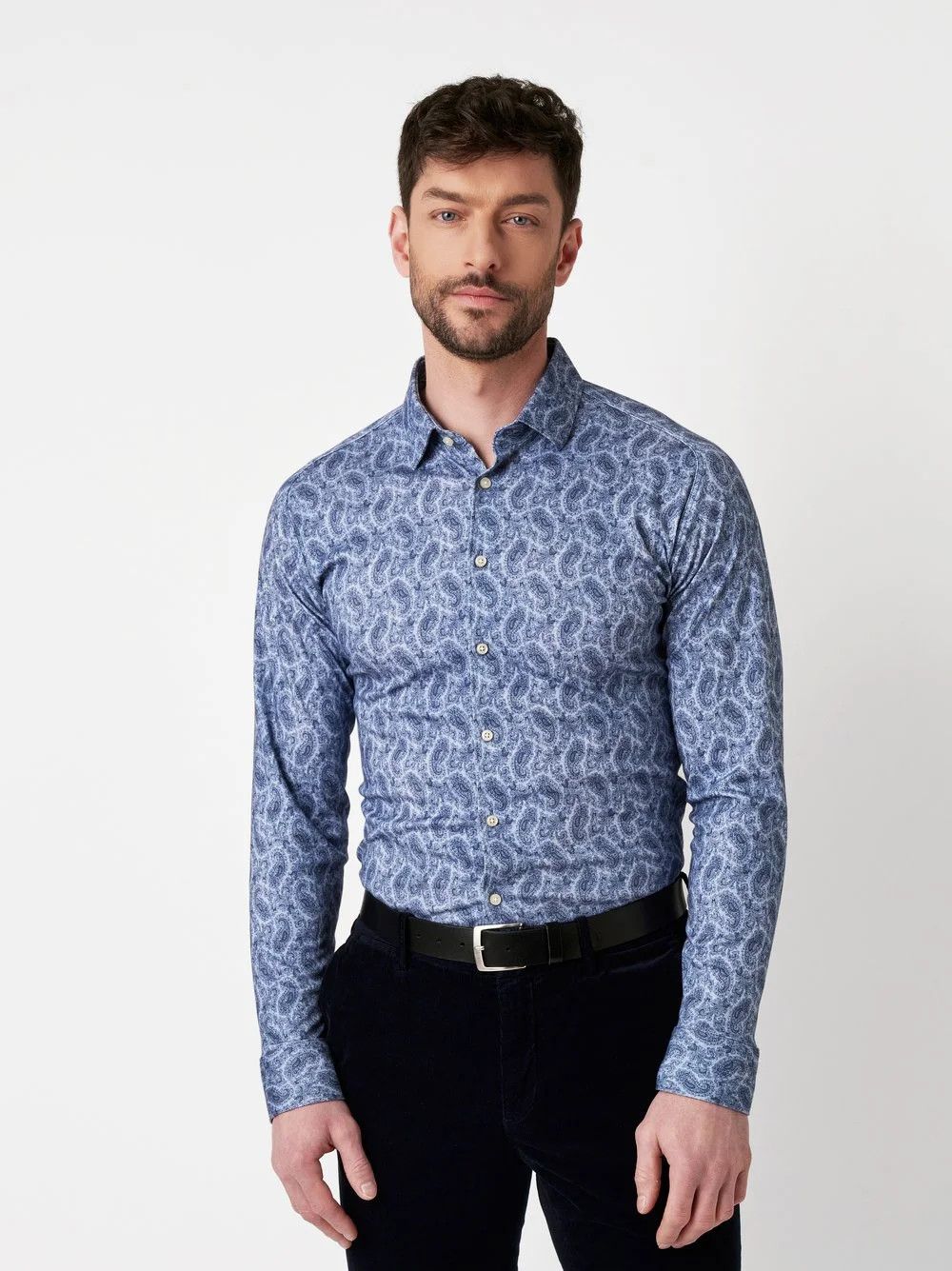 Desoto Made In Europe Cotton L/S Shirt 87328-3