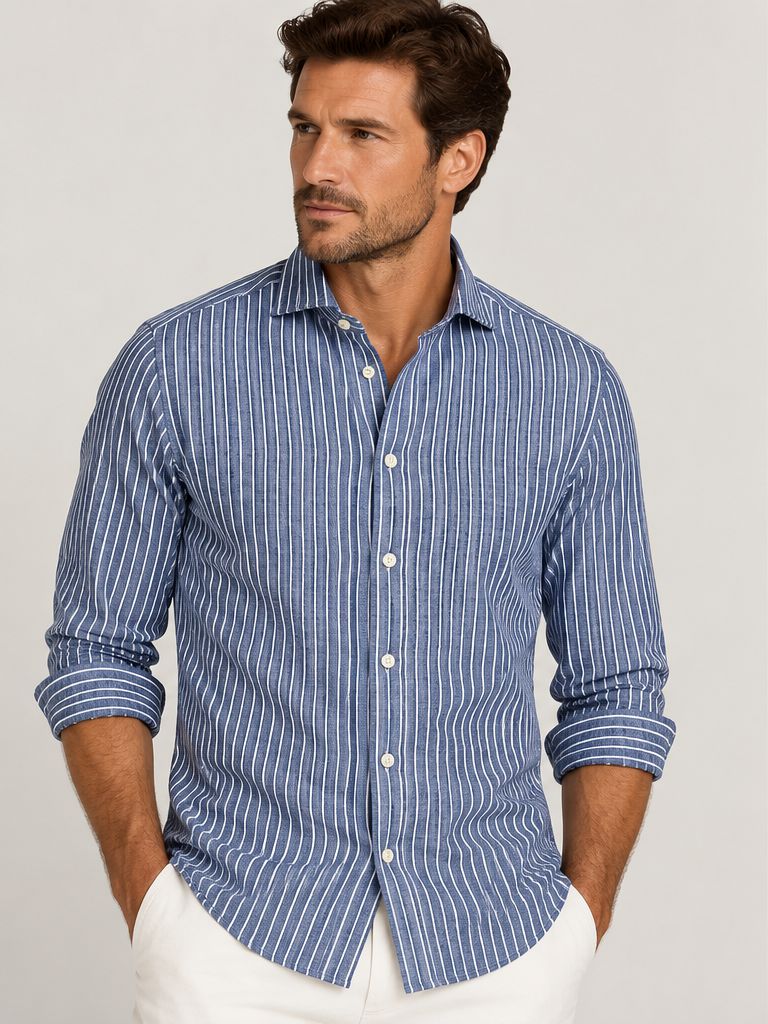 Desoto Made In Europe Cotton L/S Shirt 82108