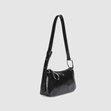 Maverick Glossed Shoulder Bag