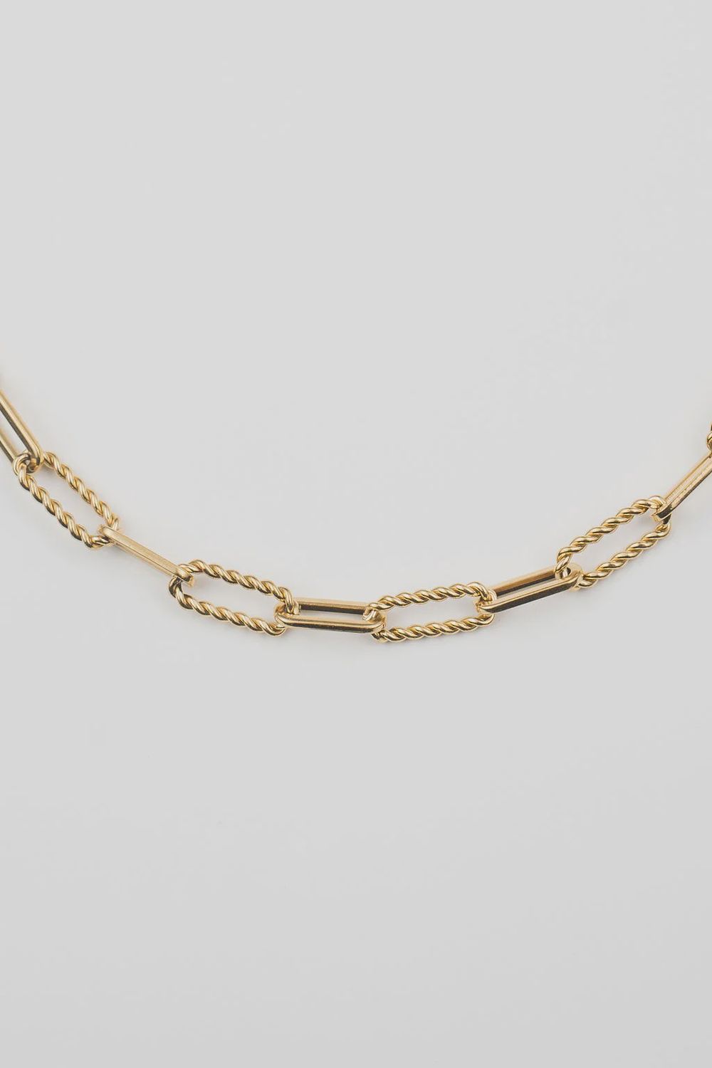 BG - Twisted Links Necklace 18K Gold
