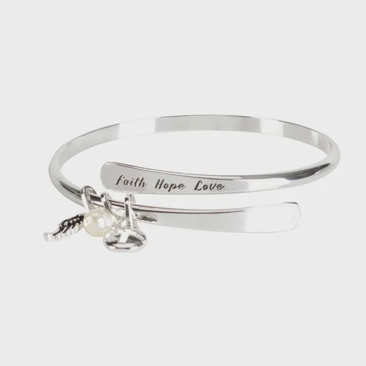 Faith Hope Love Bangle