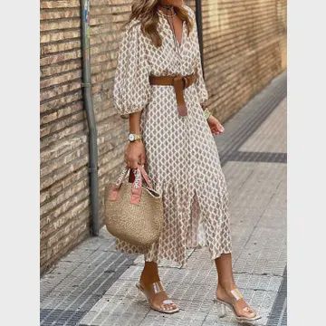 V-Neck Maxi Dress