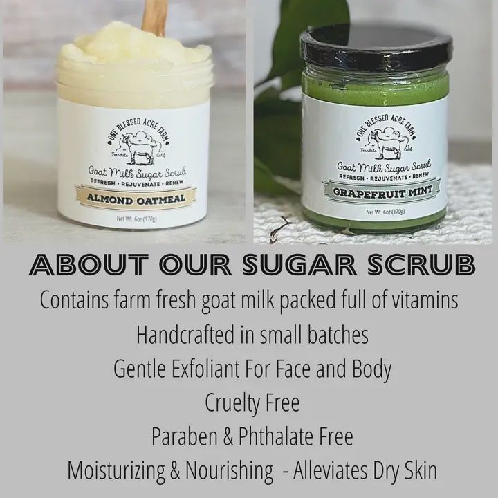 Emulsified Goat Milk Sugar Scrub
