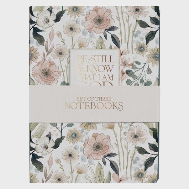 3 Piece Notebook Set - Be Still